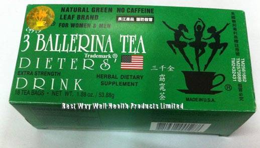 3 Ballerina Diet Green Tea