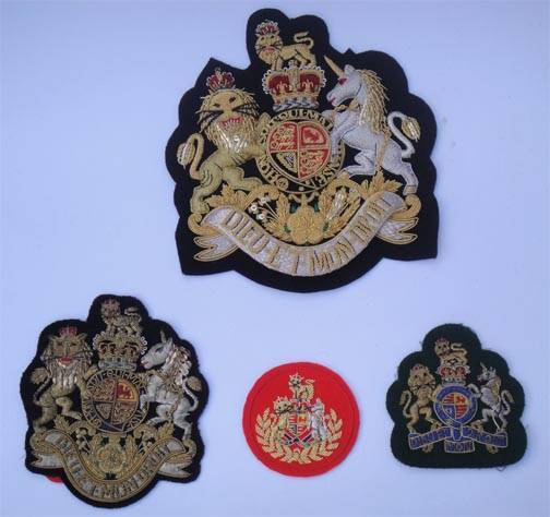 Hand Embroidery Bullion Wire Blazer Badges Products Offered By